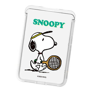 Snoopy Life Clear Magnetic Slide Card Case (MagSafe�݊�) �s�[�i�b�c �L�����N�^�[ �J�[�h�P�[�X �J�[�h�z���_�[ iPhone 17e Air 17 Pro Max 16e 16 Plus 15 14 13 mini 12 �v���X �v�� �}�b�N�X �~�j �A���h���C�h �}���` 