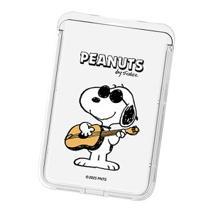 Snoopy Hobby Clear Magnetic Slide Card Case (MagSafe�݊�) �s�[�i�b�c �L�����N�^�[ �J�[�h�P�[�X �J�[�h�z���_�[ iPhone 17e Air 17 Pro Max 16e 16 Plus 15 14 13 mini 12 �v���X �v�� �}�b�N�X �~�j �A���h���C�h �}���`