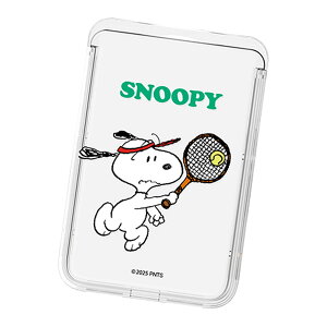 Snoopy Hobby Clear Magnetic Slide Card Case (MagSafe�݊�) �s�[�i�b�c �L�����N�^�[ �J�[�h�P�[�X �J�[�h�z���_�[ iPhone 17e Air 17 Pro Max 16e 16 Plus 15 14 13 mini 12 �v���X �v�� �}�b�N�X �~�j �A���h���C�h �}���`