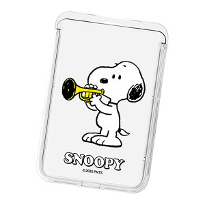 Snoopy Hobby Clear Magnetic Slide Card Case (MagSafe�݊�) �s�[�i�b�c �L�����N�^�[ �J�[�h�P�[�X �J�[�h�z���_�[ iPhone 17e Air 17 Pro Max 16e 16 Plus 15 14 13 mini 12 �v���X �v�� �}�b�N�X �~�j �A���h���C�h �}���`