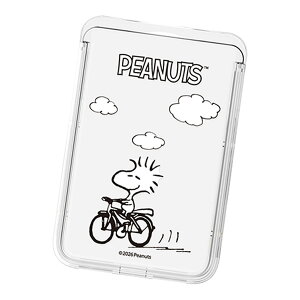 Vintage Snoopy Color Story Clear Magnetic Slide Card Case (MagSafe�݊�) �s�[�i�b�c �L�����N�^�[ �J�[�h�P�[�X �J�[�h�z���_�[ iPhone 18 Pro Max 17e Air 17 16e 16 Plus 15 14 13 mini 12 �v���X �v�� �}�b�N�X �~�j �A���h