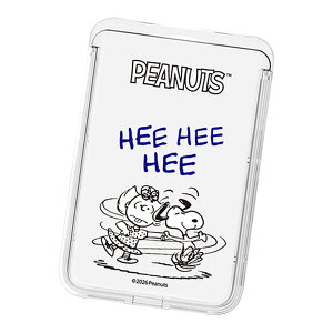 Vintage Snoopy Color Story Clear Magnetic Slide Card Case (MagSafe�݊�) �s�[�i�b�c �L�����N�^�[ �J�[�h�P�[�X �J�[�h�z���_�[ iPhone 18 Pro Max 17e Air 17 16e 16 Plus 15 14 13 mini 12 �v���X �v�� �}�b�N�X �~�j �A���h