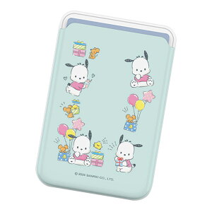 Sanrio Characters Shopping Magnetic Slide Card Case (MagSafe�݊�) �T�����I �L�����N�^�[ �J�[�h�P�[�X �J�[�h�z���_�[ iPhone Air 17 Pro Max 16e 16 Plus 15 14 13 mini 12 �v���X �v�� �}�b�N�X �~�j �A���h���C�h �}��