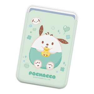 Sanrio Characters Funny Maru Magnetic Slide Card Case (MagSafe�݊�) �T�����I �L�����N�^�[ �J�[�h�P�[�X �J�[�h�z���_�[ iPhone Air 17 Pro Max 16e 16 Plus 15 14 13 mini 12 �v���X �v�� �}�b�N�X �~�j �A���h���C�h �}��