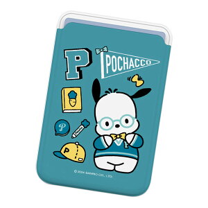 Sanrio Characters University Magnetic Slide Card Case (MagSafe�݊�) �T�����I �L�����N�^�[ �J�[�h�P�[�X �J�[�h�z���_�[ iPhone Air 17 Pro Max 16e 16 Plus 15 14 13 mini 12 �v���X �v�� �}�b�N�X �~�j �A���h���C�h �}��