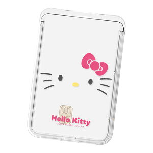 Sanrio Characters Face Clear Magnetic Slide Card Case (MagSafe݊) TI LN^[ J[hP[X J[hz_[ iPhone Air 17 Pro Max 16e 16 Plus 15 14 13 mini 12 vX v }bNX ~j AhCh }