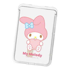 Sanrio Characters Heart Clear Magnetic Slide Card Case (MagSafe�݊�) �T�����I �L�����N�^�[ �J�[�h�P�[�X �J�[�h�z���_�[ iPhone Air 17 Pro Max 16e 16 Plus 15 14 13 mini 12 �v���X �v�� �}�b�N�X �~�j �A���h���C�h �}