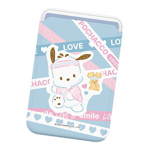 Sanrio Characters Love Line Magnetic Slide Card Case (MagSafe�݊�) �T�����I �L�����N�^�[ �J�[�h�P�[�X �J�[�h�z���_�[ iPhone Air 17 Pro Max 16e 16 Plus 15 14 13 mini 12 �v���X �v�� �}�b�N�X �~�j �A���h���C�h �}��