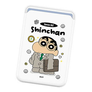 Crayon Shin-chan Love it! MagSafe Slide Card Case N 񂿂 LN^[ MagSafeΉ J[hP[X iPhone Air 17 Pro Max 16e 16 Plus 15 14 13 mini 12 vX v }bNX ~j AhCh }` 