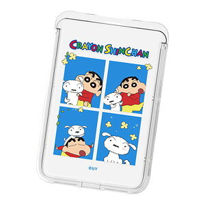 Crayon Shin-chan 4 Cuts Clear MagSafe Slide Card Case N 񂿂 LN^[ MagSafeΉ J[hP[X iPhone Air 17 Pro Max 16e 16 Plus 15 14 13 mini 12 vX v }bNX ~j AhCh }` 