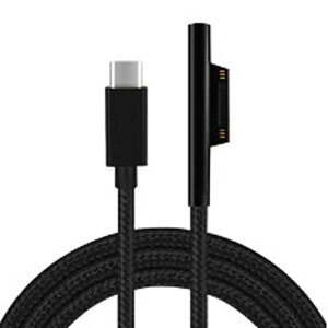 Surface Pro P[u USB-C [dP[u PVC iC҂ PD[d type C }CN\tg Surface Pro 6/ Pro 5/ Pro 4/ Pro 3/ Surface Go/Surface Book/Surface LaptopΉ Type-C 1.5M PVCP[u iCP[u 