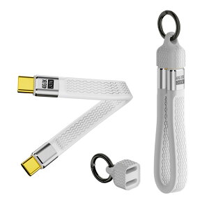 USB-C �P�[�u�� �I�X-�I�X 13.7cm USB4 240W PD�[�d OTG�Ή� 40Gbps �f�[�^�]�� 8K �f���o�� E-Marker �ߏ[�d�h�~ FPC �_���@�\ �^�C�vC �����h�~ �����O�t�� �܂肽���� �R���p�N�g �����^�ѕ֗� �X�}�[�g�t