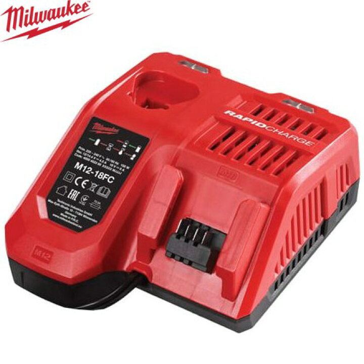 楽天市場】[M12-18FC JP] ミルウォーキー 工具 M12-M18 充電器 電圧 