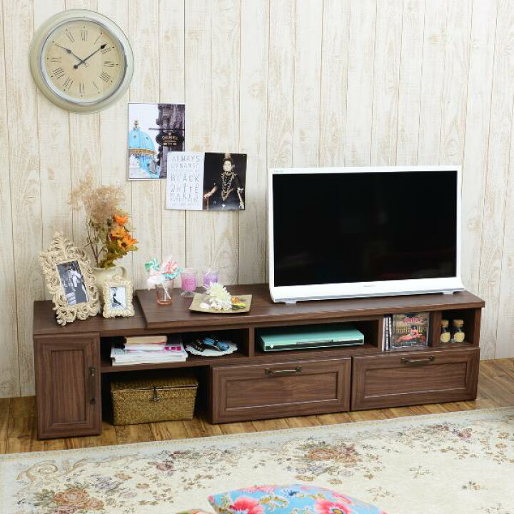 楽天市場】【在庫限りで廃番】 テレビ台 ローボード（幅120〜215cm 