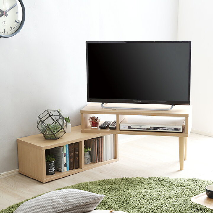 楽天市場】【レビュー特典】 コンパクト伸縮テレビ台（32インチ対応 