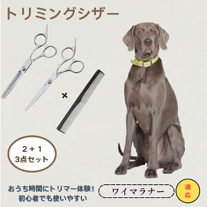 ワイマラナー Weimaraner  送料無料 トリミングシザー ペット 犬 猫 グルーミング セルフトリミング カットバサミ ペット用ハサミ ペット用品 ステンレス プロ仕様 初心者OK