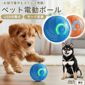 「最大15%オフクーポン」 柴犬（Shiba Inu）電動 ボール ペット 用 自動 動作 光る おもちゃ USB 充電 静音 設計 Type-C 2モード 犬 猫 室内 遊び 留守番 対応 軽量