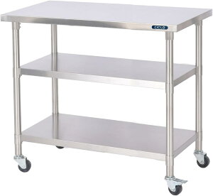 �y���Ԍ���S�i10%OFF�N�[�|����P10�{�z�X�e�����X ��Ƒ� ���{�� �Ɩ��p ������L���X�^�[�t�� 3�i�^�C�v W120×H80×D60cm �X�e�����X������ �Ɩ��p�L�b�`�� ������Ƒ� �~�[��Ƒ� ��ƃe�[�u��