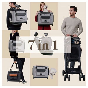 【ROYAL TAILS】 Alice ペットカート ロイヤルテイルズアリス ドッグカート おでかけ 四輪 多機能 小型犬 中型犬 バックパック 犬用グッズ スマイヌ