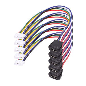 xiwai 5/Zbg DIY OEM Type C X\Pbg - 6s wb_[P[u USB-C - 6P h[qC[ sb`=2.0mm b`}Eg^Cv DC 5V/20V  PDdP[u
