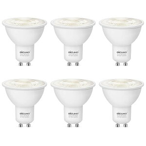 DiCUNO LEDd GU10 F 50W`nQ 5W LEDX|bgCg 500lm 4000K Lp Px ȃGl AC100V Ή 6