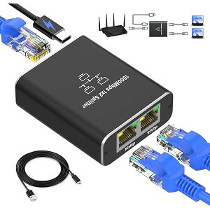 LBSC LAN z LAN P[u  RJ45 1000Mbps 12o 2䓯gp USB Type-CdP[ut Cat5 Cat5e Cat6 Cat7 Cat8Ή lbg[Ng lbg[Np ғo
