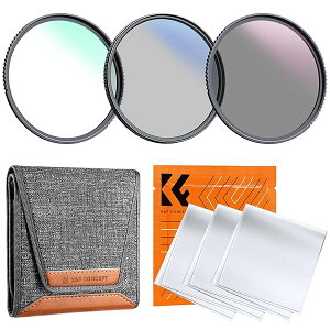 K&F Concept 67mm YtB^[Zbg ND4tB^[{PLΌtB^[+UVیtB^[+N[jONX{tB^[P[X wKX 18wimR[eBO (K V[Y)