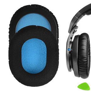 Geekria �C���[�p�b�h Comfort �݊��� �p�b�h �[���n�C�U�[ Sennheiser HD8 DJ, HD6 Mix, HD7 DJ �w�b�h�z���ɑΉ� �C���p�b�h/�C���[�N�b�V����/�C���[�J�b�v (���~�l�[�g���n/�u���b�N)