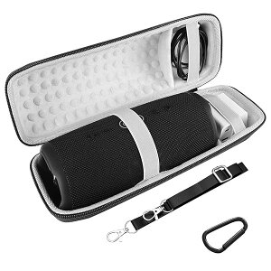 Geekria �P�[�X �݊��� UltraShell �X�s�[�J�[�P�[�X �n�[�h�P�[�X ���s�p �n�[�h�V�F���P�[�X JBL Charge 5, Charge 4 �ɑΉ� ���[�|�[�`�t�� (�u���b�N)