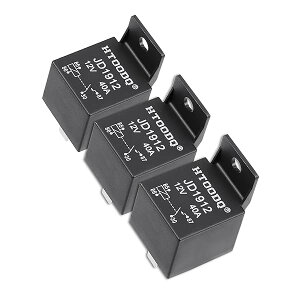 ACROPIX �����ԗp���[�^�[�q���[�Y �����[�X�C�b�`�d�� ���j�o�[�T�� JD1912 4�s�� DC 12V 40A �u���b�N 3��