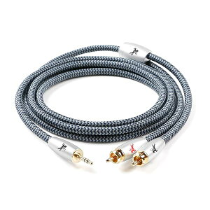 Impeto 3.5mm to 2RCA ϊP[u AUXRCAw YR[h 2M