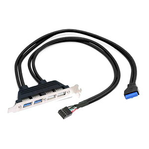 cablecc USB2.0 & USB 3.0  4 X}Egpl - 9s 19s 20s }U[{[h obtP[u PCIuPbgt 50cm
