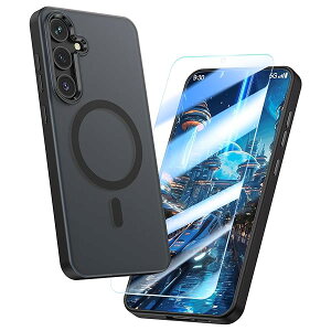 MILPROX Samsung Galaxy S25 PlusP[X KXtBt MagsafeΉ }Olbg }bg wh~ ϏՌ P[X 6.6C`(ubN)