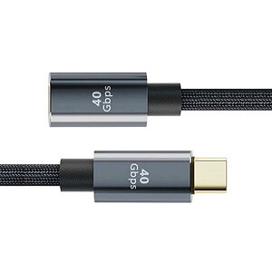 Cablec USB 4̓P[uIXƃX40 GbpsA100 W[d8K@60HzThunderbolt 3/4 80 cmƌ݊
