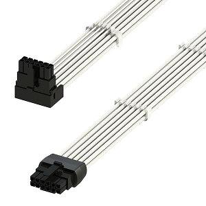 LINKUP - AVA Left Angle 600W PCIE 5.0 16Pin (12+4) High Current Power Cable | `A͂񂾕tAX[u^Cv16AWG | RTX5000ERTX4000ERTX3000