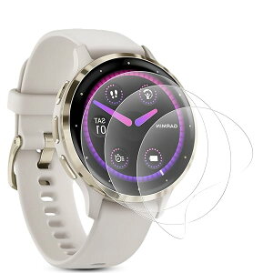 【3枚セット】対応 GARMIN(ガーミン) Venu 3保護フィルム ガーミン Venu 3フィルム 高透過率 TPU素材 軟 全面保護 防気泡 防指紋 スクラッチ防止 for GARMIN Venu 3 液晶保護フィルム
