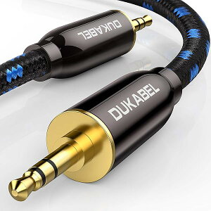 DuKabel 2.4M HiFi 3.5mm�X�e���I�~�j�v���O �I�[�f�B�I�P�[�u�� �X�}�z �ԍ� �w�b�h�z�� �C���z�� ���� �X�s�[�J�[�ɑΉ�