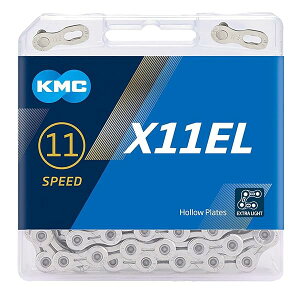PCGV[(KMC) X11EL 11SPEED p`F[ SILVER 118L KMC-X11EL-SV-N 
