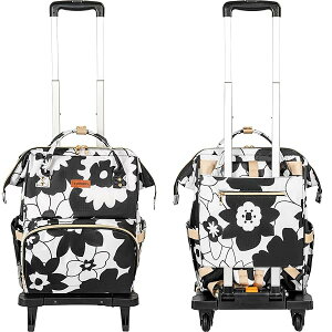 TORIBIO ショッピングキャリー キャリーバッグ 折り畳み式 軽量 機内持ち込み 便利 コンパクト 横押し 取り外し可能 2WAY 組み立て 買い物かご カート 2輪 (ベージュ)