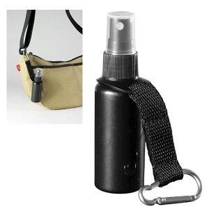 カラビナ付き スプレーボトル 50ml 携帯用 スプレー キーホルダー