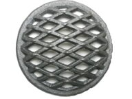 能登黒七輪用鋳物円形目皿（丸ロストル120mm）
