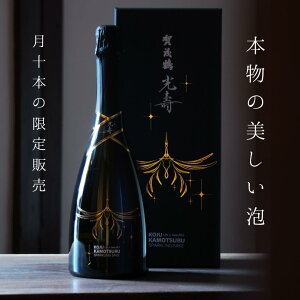 【クラマスター2025金賞受賞】賀茂鶴 光壽 スパークリング 純米酒 750ml 瓶内二次発酵 化粧箱入り クール便対応 日本酒 ギフト 贈答用 お祝い 人気