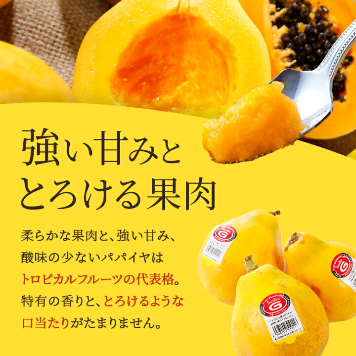 楽天市場】厳選 パパイヤ 1ケース 10玉 または 12玉 フィリピン産 約5kg 大人気 トロピカルフルーツ スミフル sumifru こだわり : バナナのスミフル楽天市場店 楽天市場】厳選 パパイヤ 1ケース 10玉 または 12玉 フィリピン産 約5kg 大人気 トロピカルフルーツ スミフル sumifru こだわり : バナナのスミフル楽天市場店