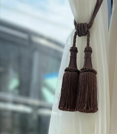 【最大1000円オフクーポンあり】カーテンタッセル JHダブル カーテン タッセル エレガント 装飾タッセル おしゃれ きれい カーテン留め 上品　かわいい アクセサリー インテリア 雑貨 小物 留め具 ホテル リビング 送料無料 1本 オーダー