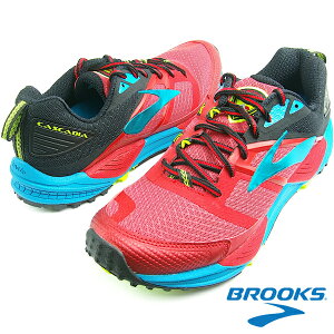 BROOKS �u���b�N�X MEN �����Y �X�j�[�J�[ CASCADIA 12 (698) HIGH RISK RED/BLACK/VIVID BLUE