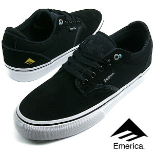 Emerica GJ DICKSON (715) fBbN\ BLACK/WHITE/GOLD ubN zCg S[h fB[X Xj[J[ XPV[ XP[gV[Y