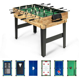 テーブルゲームテーブル ボードゲーム 10in1ゲーム 卓上ゲームテーブル マルチゲーム 卓上サッカー テーブルサッカー サッカーテーブル ビリヤード エアホッケー 卓球 ボウリング チェス チェッカー バックギャモン