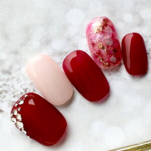 ネイルチップ♪サイズオーダーネイルチップ♪成人式ネイルチップ・ブライダルネイルチップ・大人ネイル・結婚式・卒業・入学☆ショートネイルチップ・シンプルネイルチップ・短い・小