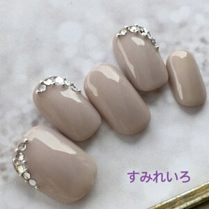 ネイルチップ♪サイズオーダーネイルチップ♪成人式ネイルチップ・ブライダルネイルチップ・大人ネイル・結婚式・卒業・入学☆ショートネイルチップ・シンプルネイルチップ・短い・小