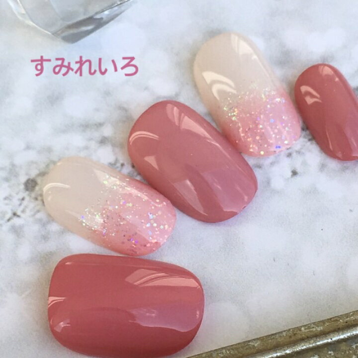 楽天市場 ネイルチップ つけ爪 かわいい デザイン シンプル ショート ロング シンプル 成人式 Nail プレゼント 母 短い爪 小さい爪 大きい爪 ベリーショート ちび爪 結婚式 ウェディング 付け爪 ジェルネイル 1513 カシスピンクラメアイボリー すみれいろネイル